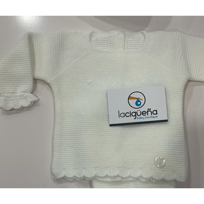 CONJUNTO LANA BEIG BODOQUES CUERPO...