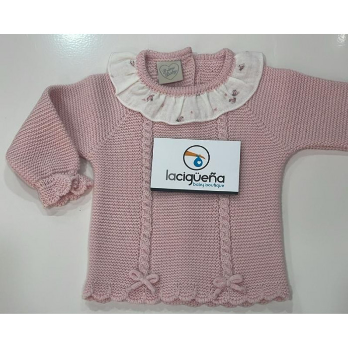 JERSEY LANA+RANITA CON GORRO ROSA...