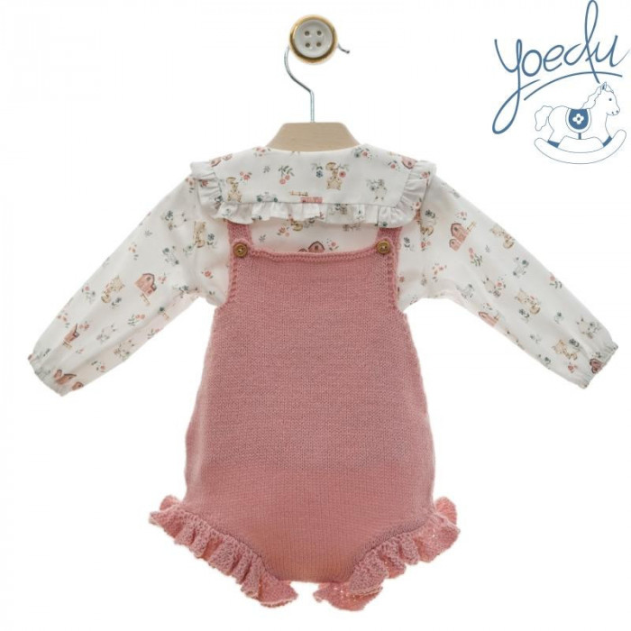 PETO LANA PINCEL ROSA CON CAMISA...