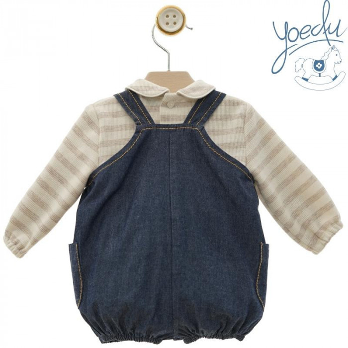 PETO VAQUERO CON JERSEY PUNTO RAYAS...