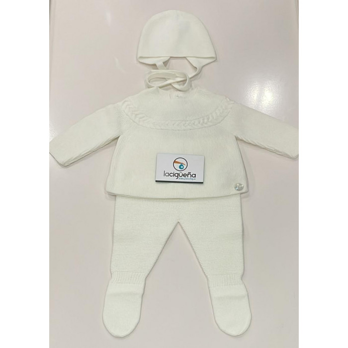 CONJUNTO LANA PORCELANA BEIG MARTIN...