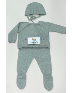 CONJUNTO LANA SABBIA VERDE...