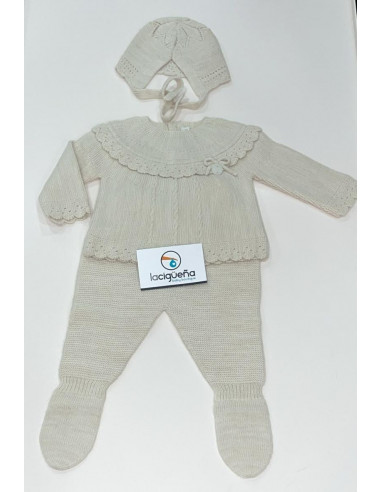 CONJUNTO LANA PEONIA BEIG MARTIN ARANDA