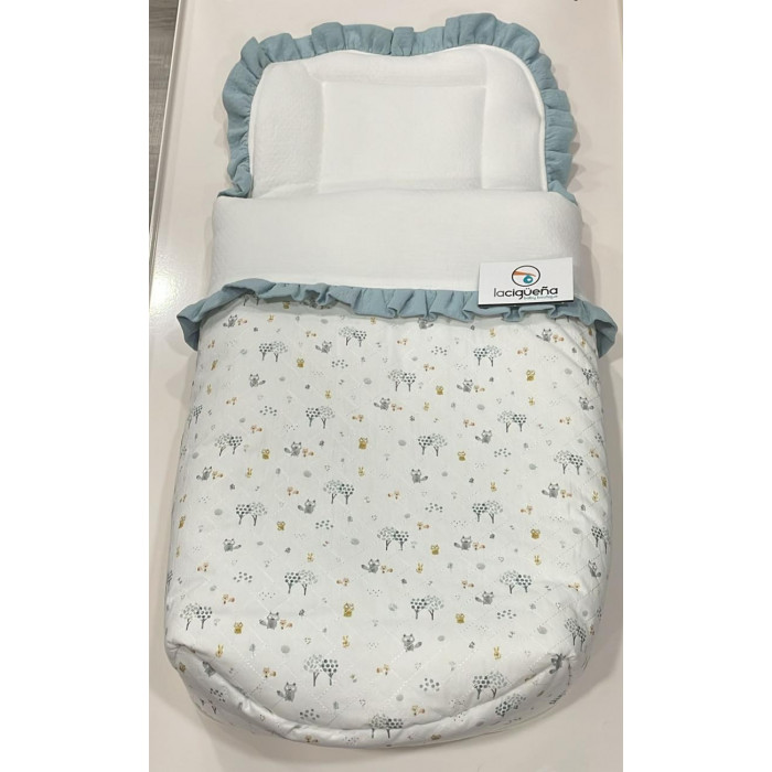 SACO CAPAZO 302 ESTAMPADO BLANCO...