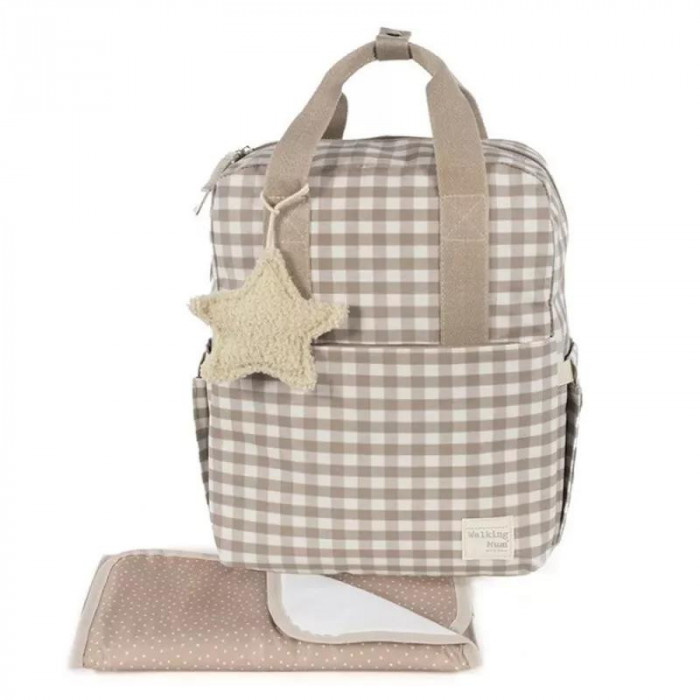 MOCHILA CAETANA CAMEL WALKING MUM