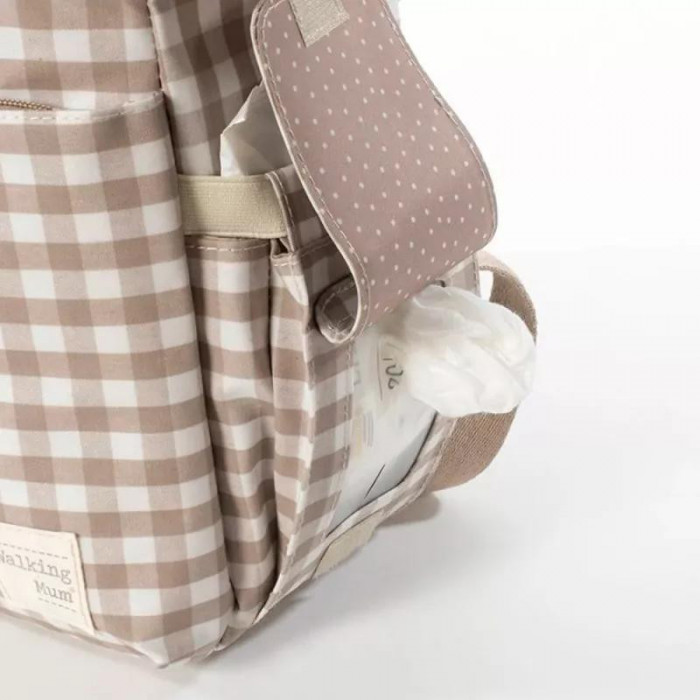 MOCHILA CAETANA CAMEL WALKING MUM