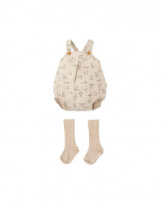 PETO ESTAMPADO BEIG CON...