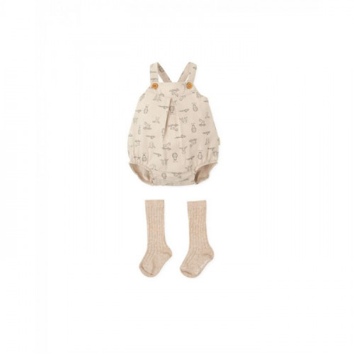 PETO ESTAMPADO BEIG CON...