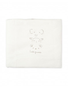 MANTA ALGODON MADERA BEIG...