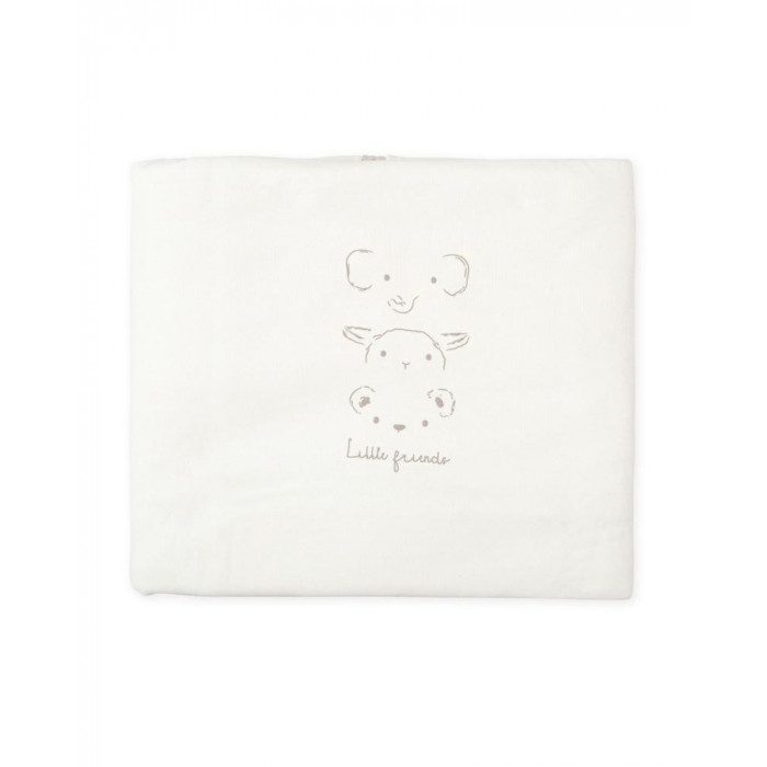 MANTA ALGODON MADERA BEIG TUTTO PICCOLO