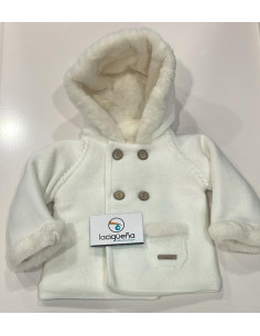 TRENKA LANA CON PELITO BEIG...