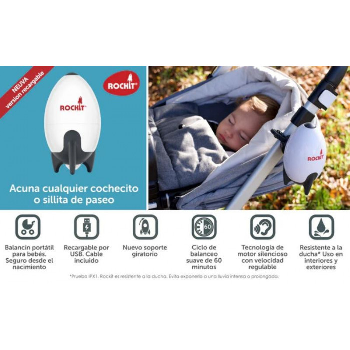 ROCKIT VIBRADOR PARA COCHECITOS Y...