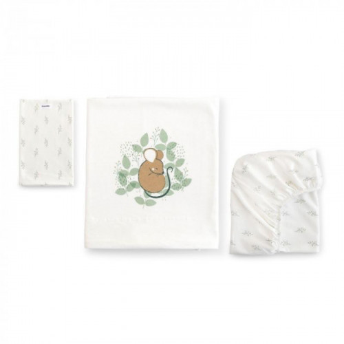 JUEGO SABANAS CUNA ALGODON...