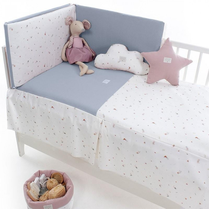 EDREDON+PROTECTOR BASTIAN AZUL UZTURRE