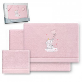 JUEGO SABANAS CUNA CORALINA...