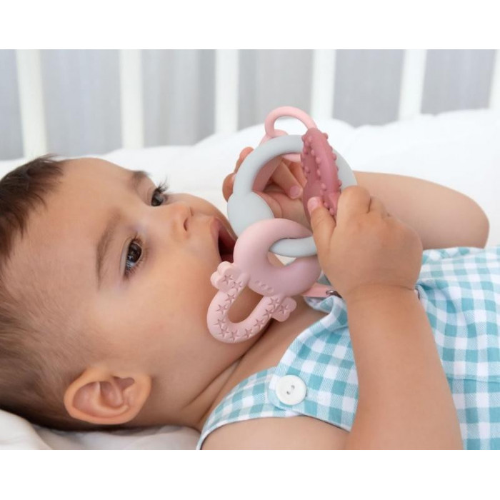 LLAVES MORDEDOR SILICONA ROSA GRIS...