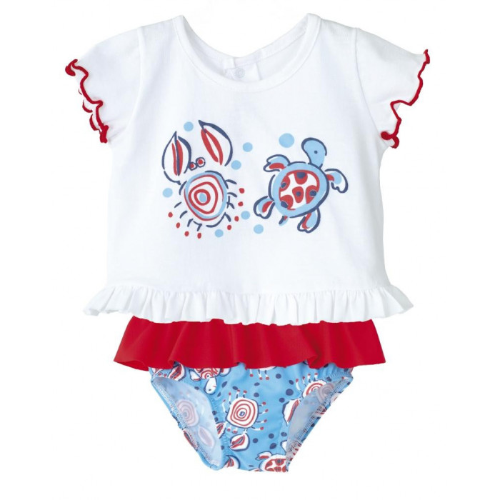 CAMISETA MANGA CORTA OCEANO+BAÑADOR...