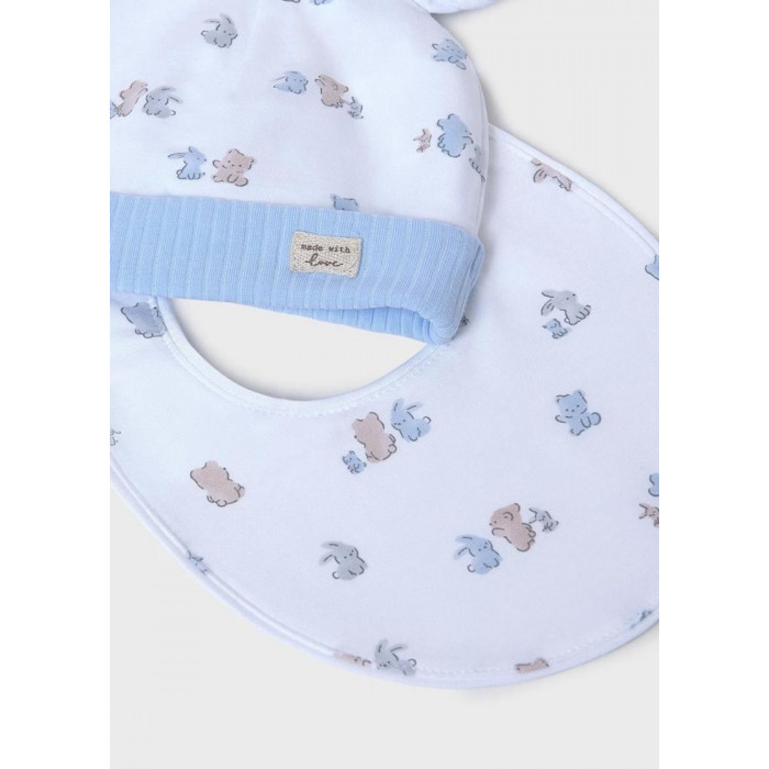 PELELE ALGODON CON GORRITO Y BABERO...