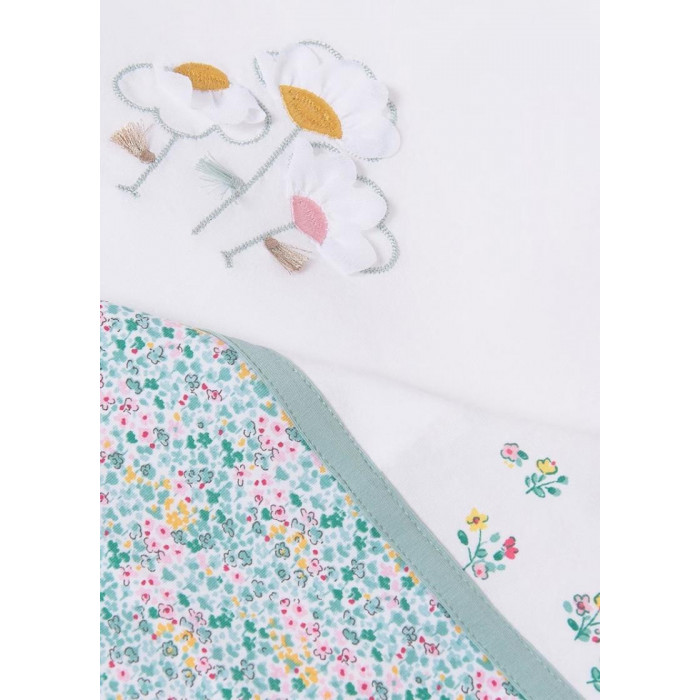 ARRULLO ALGODON FLORES VERDE MAYORAL