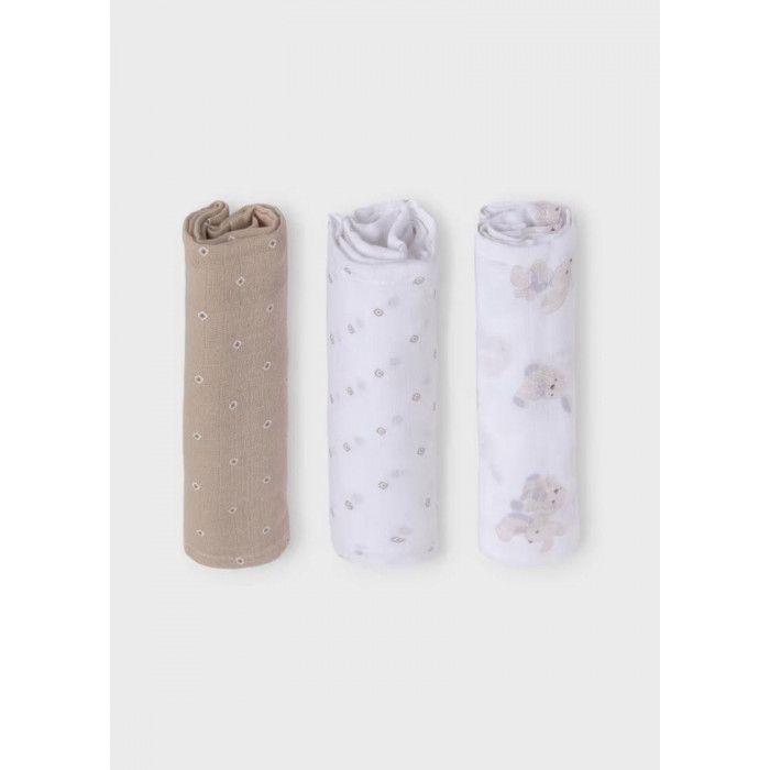 PACK 3 GASAS CONEJOS ROMBO CAMEL MAYORAL