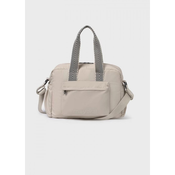 BOLSO MATERNAL PIEL FANTASIA CAMEL...