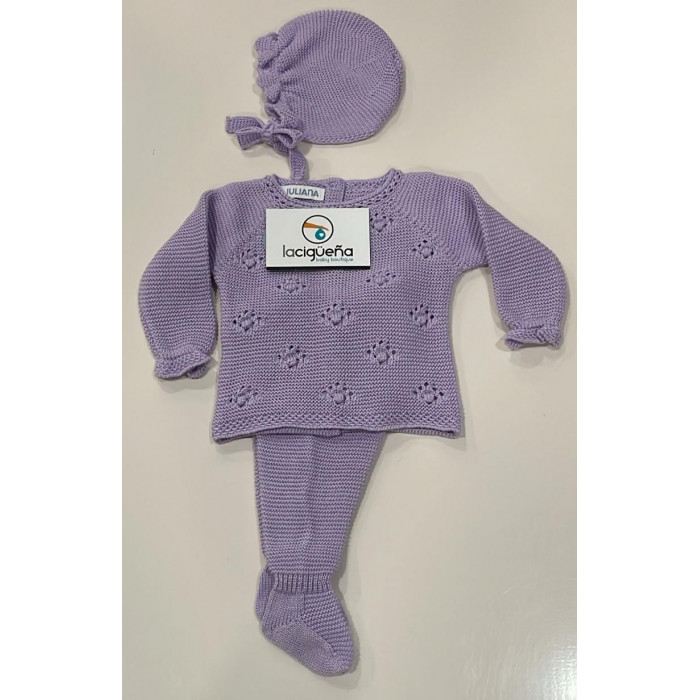 CONJUNTO HILO MANGA LARGA ROMBOS...