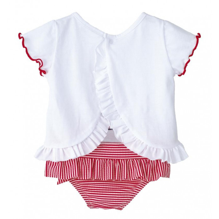 CAMISETA MANGA CORTA BARQUITO+BAÑADOR...