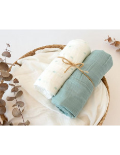 PACK 2 MUSELINAS BAMBU...