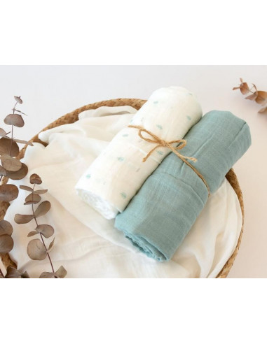 PACK 2 MUSELINAS BAMBU PETIT MOMENTS...