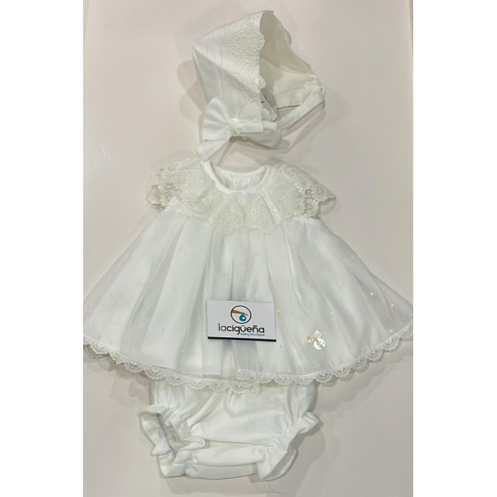 VESTIDO CON BRAGA Y GORRO FIRENZE...