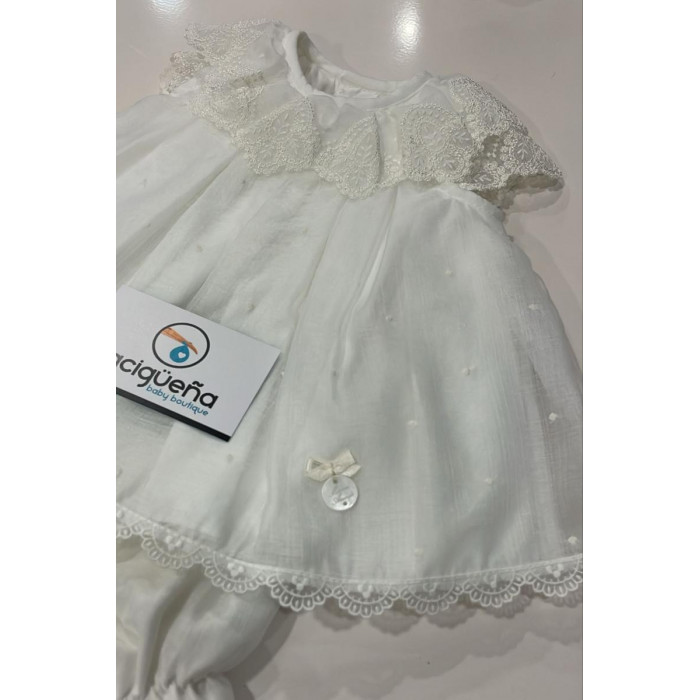 VESTIDO CON BRAGA Y GORRO FIRENZE...