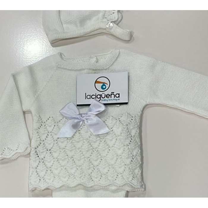 CONJUNTO HILO 3 PIEZAS MANGA LARGA...