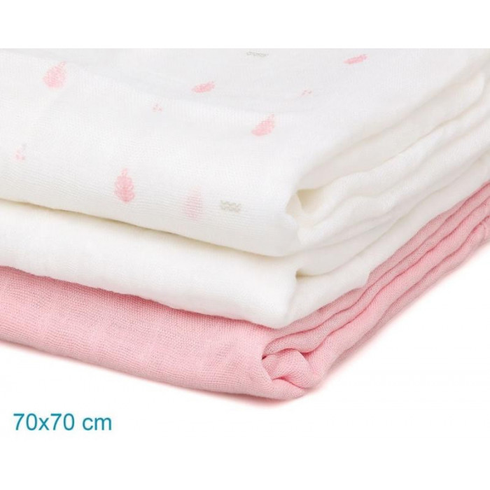 PACK 3 GASAS BAMBU PETIT MOMENTS ROSA...