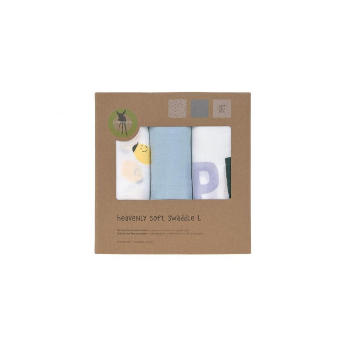 PACK 3 GASAS BAMBOO HAPPY FRUITS...