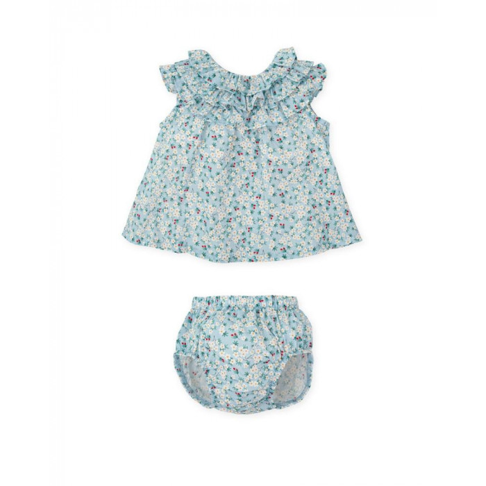 VESTIDO CON BRAGUITA VOILE AZUL TUTTO...