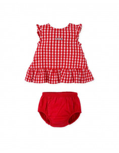 VESTIDO VICHI ROJO CON...