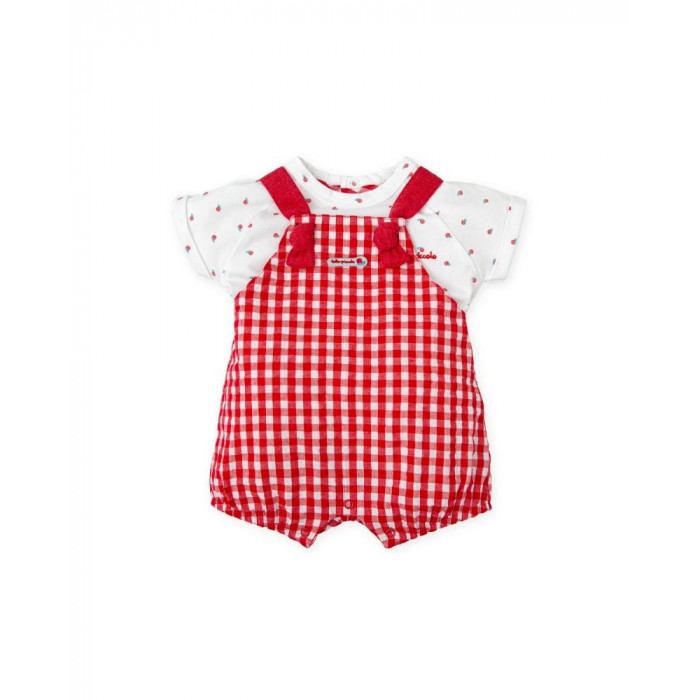 PETO CON CAMISETA MANGA CORTA ALGODON...