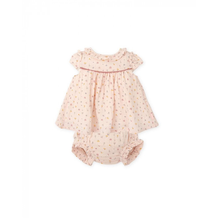 VESTIDO PROVENZA FLORES ROSA CON...