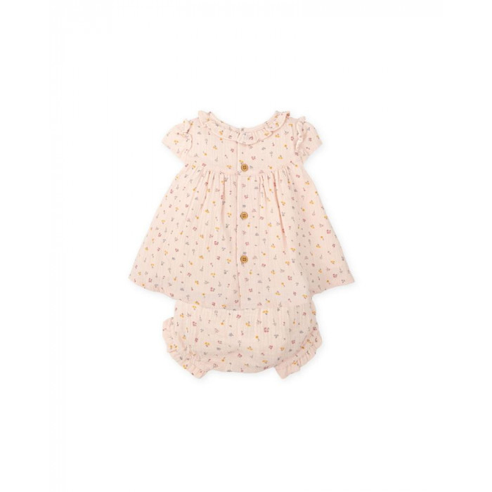 VESTIDO PROVENZA FLORES ROSA CON...