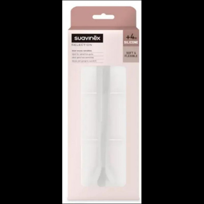 CUCHARA SILICONA PRIMERA EDAD GRIS...