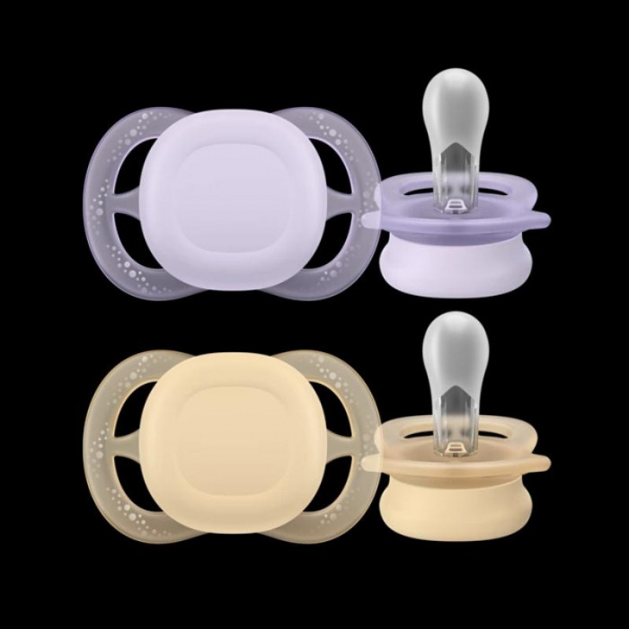 PACK 2 CHUPETES 0/2 ULTRA START LILA...