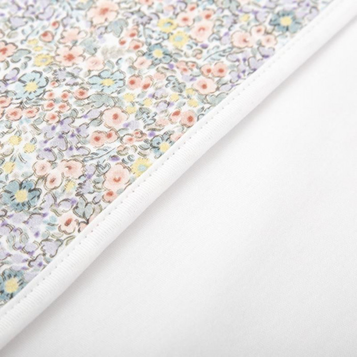 ARRULLO ALGODON AURA FLORES NARANJA...