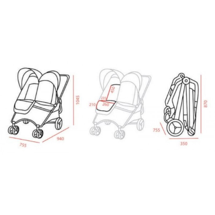 SILLA PASEO GEMELAR SNAP ULTRA  DUO...