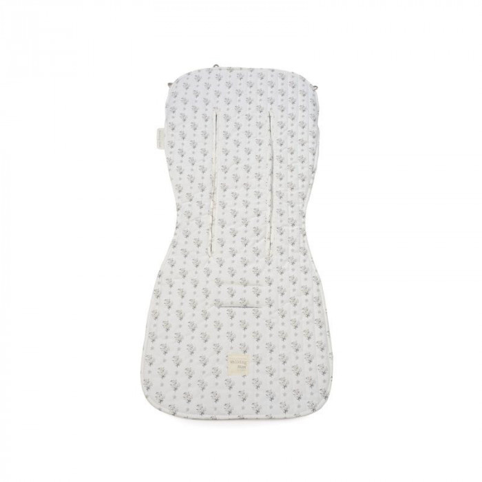 FUNDA SILLA RECTA BOTTON FLORES...