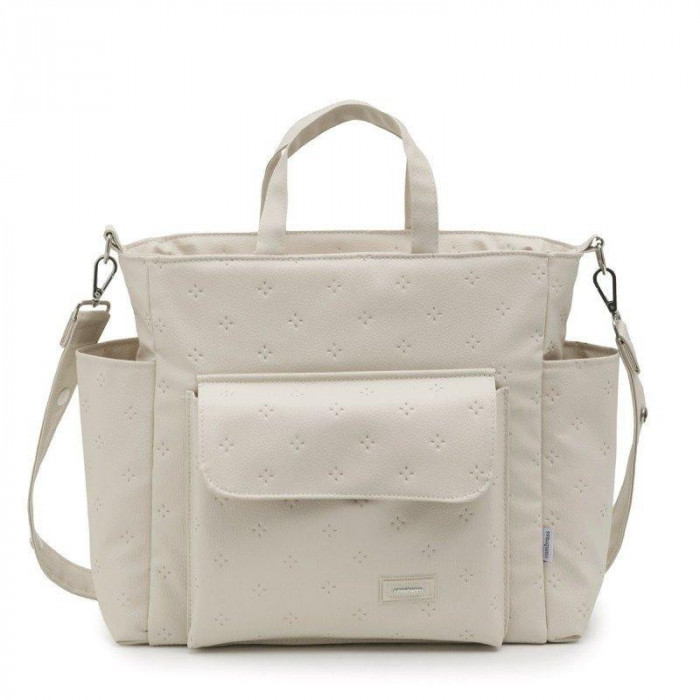 BOLSO SILLA PACK SPRING CREMA BEIG...