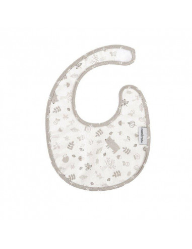 BABERO REDONDO CON VELCRO ABETE BEIG...