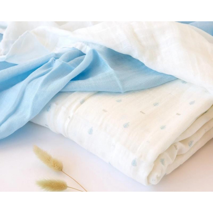 PACK 3 GASAS BAMBU PETIT MOMENTS AZUL...