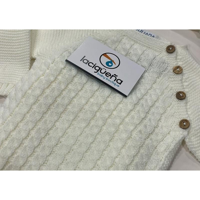 CONJUNTO LANA CON GORRITO TRENZAS...