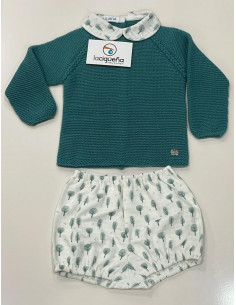 JERSEY LANA VERDE CON BRAGA...