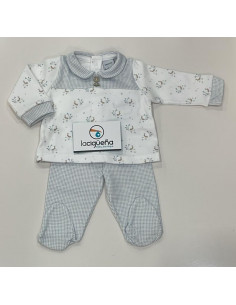 CONJUNTO ALGODON MANGA...